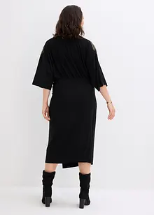 Robe en jersey à manches chauve-souris, bonprix