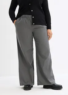 Pantalon large en flanelle, bonprix