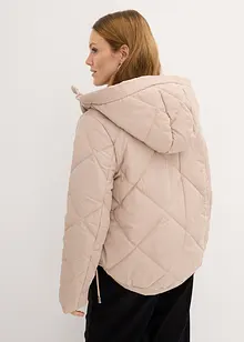 Veste matelassée courte avec doublure contrastante, bonprix