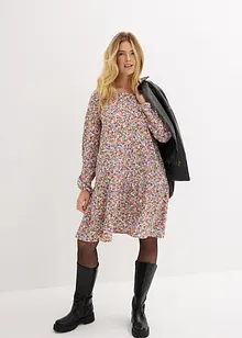 Robe en jersey crêpe, bonprix