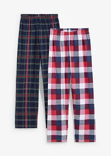 Lot de 2 pantalons de pyjama, bonprix