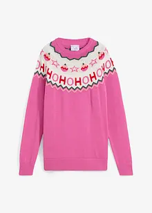 Pull avec motif de Noël, bonprix