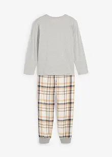 Pyjama enfant avec pantalon en flanelle (ens. 2 pces), bonprix