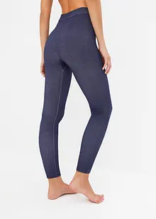 Legging thermique doublé polaire aspect jean, bonprix