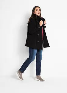 Jean droit extensible taille haute, bonprix
