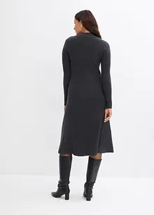 Robe en maille à col montant, bonprix