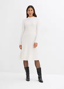 Robe en maille à col montant, bonprix