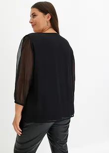 Tunique-blouse avec perles, bonprix