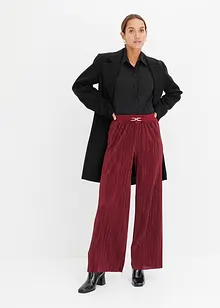 Pantalon en matière plissée, bonprix