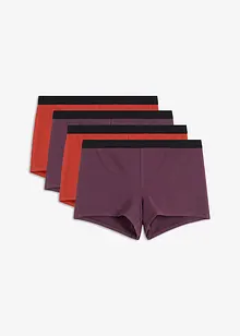 Lot de 4 boxers femme, bonprix