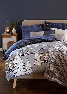 Parure de lit avec motif hivernal, bonprix