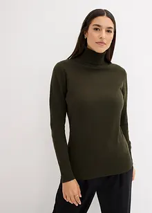 Pull à col roulé basique, bonprix