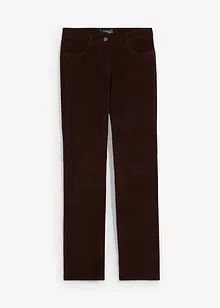 Pantalon droit en velours côtelé extensible, bonprix