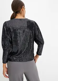 T-shirt à sequins, bonprix