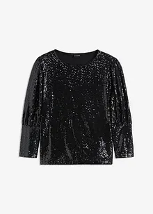 T-shirt à sequins, bonprix