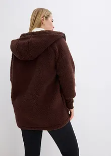 Veste en polaire peluche, oversize, bonprix