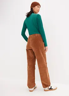 Pantalon parachute en velours côtelé, bonprix