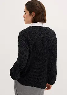 Pull en fil bouclé, bonprix