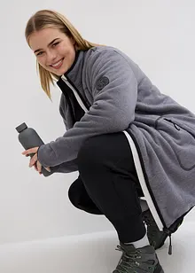 Veste polaire en maille avec doublure peluche, bonprix
