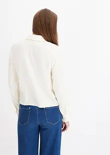 Blouse à col volanté, bonprix