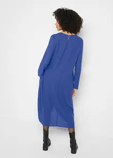 Robe midi en flanelle avec poches, bonprix