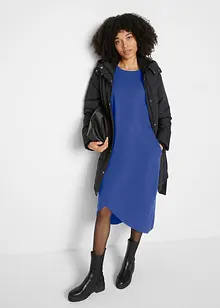 Robe midi en flanelle avec poches, bonprix