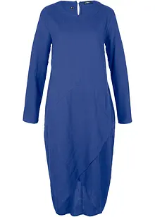 Robe midi en flanelle avec poches, bonprix