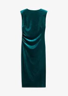 Robe midi en velours doux, bonprix