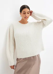 Pull en maille duveteuse, bonprix