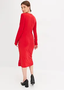 Robe en jersey à col asymétrique, bonprix