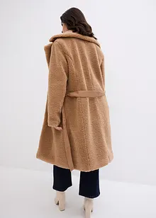 Manteau en matière peluche, bonprix