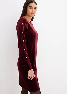 Robe courte en velours doux, bonprix