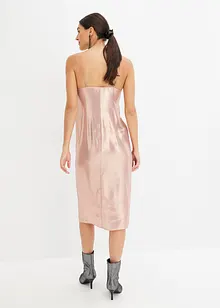 Robe à bretelles fines en satin, bonprix