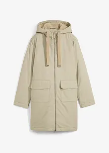 Parka d'hiver ample à capuche et doublure peluche, bonprix