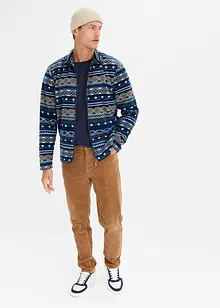 Veste polaire à motif norvégien, bonprix