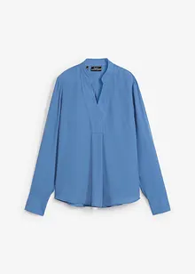 Blouse en crêpe, manches longues, bonprix