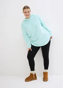 Pull long en polaire douce, oversize, bonprix