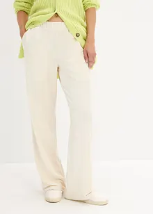 Pantalon velours côtelé à taille élastiquée, bonprix