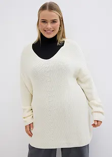 Pull oversize, laine mélangée, bonprix