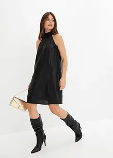 Robe courte en satin, bonprix