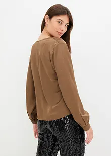 Blouse en satin fin, bonprix