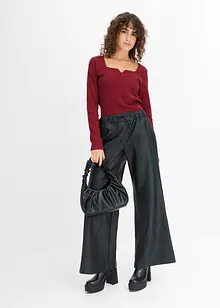 Pantalon enduit, bonprix