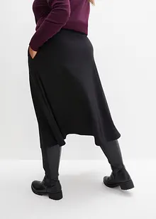 Jupe midi en viscose mélangée, bonprix