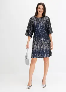 Robe oversize à sequins, bonprix