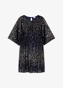 Robe oversize à sequins, bonprix