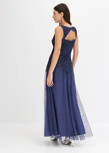 Robe longue avec une broderie en sequins, bonprix