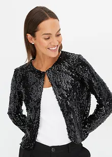 Long gilet à sequins, bonprix