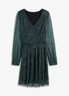 Robe en matière brillante, bonprix