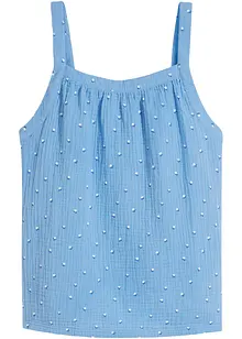 Top blouse en mousseline coton pour fille, bpc bonprix collection
