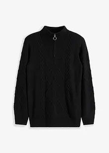 Pull camionneur en maille torsadée, bonprix